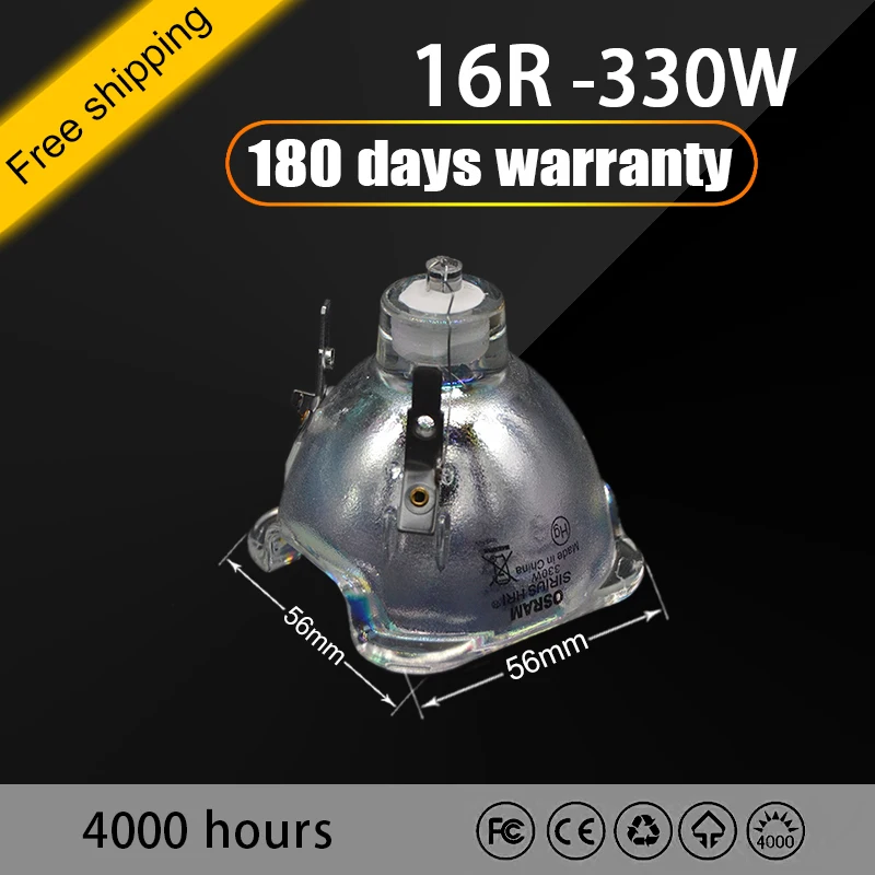 

jidacheng Top quality 16R 330W SIRIUS HRI Moving Head Beam Light Bulb And MSD Platinum Sram Lamp 10 Piece Free Shipping