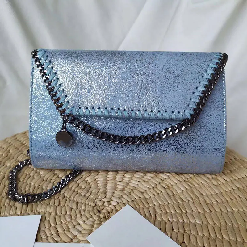 

Luxury leather velvet chain bag ladies new messenger bag designer fashion chain shoulder bag handbag purse dinner clutch