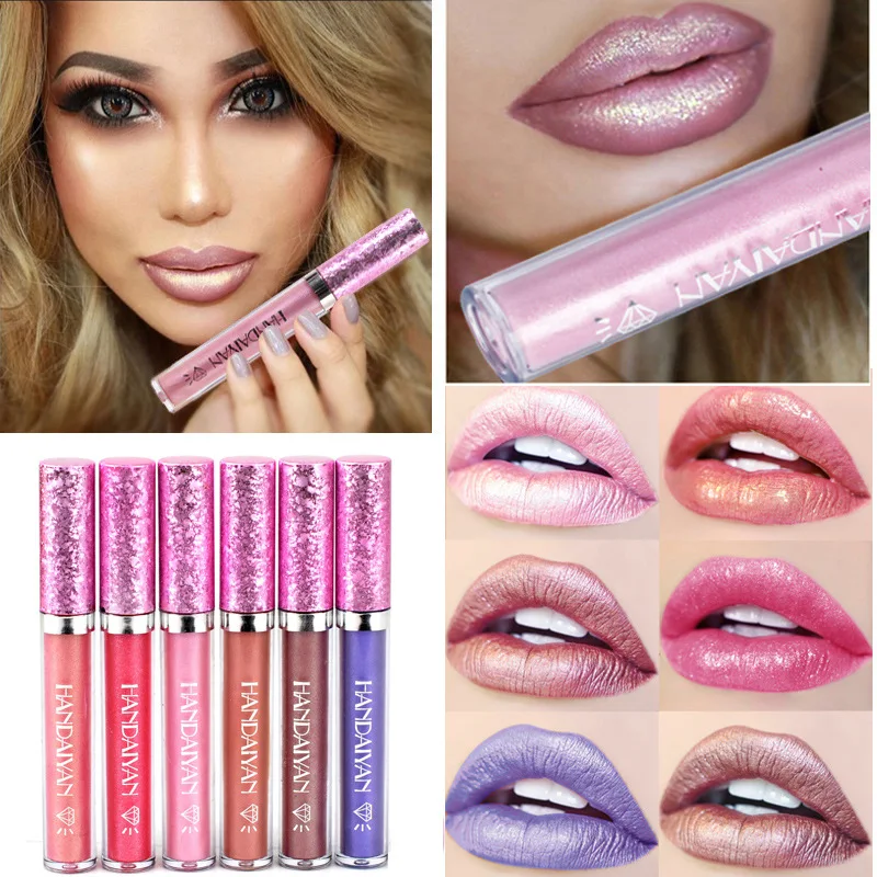 

2022 Plump Lip Gloss Lips Makeup Waterproof Long Lasting Holographic Mermaid Lip Tint Creamy Matte Liquid Lipstick Shimmer Lip G