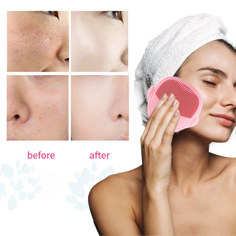 USB щетка для чистки лица Водонепроницаемая портативная ультразвуковая Защита