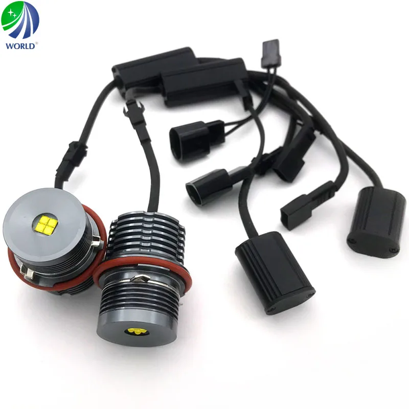 

Free Shipping,1Set LED Marker Kit,LED Angel Eye,LED Halo Ring Marker Angel Eyes Light Bulb for BMW E39,40W