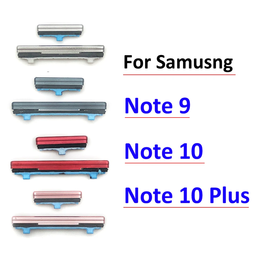 new side power button key volume button for samsung galaxy note 9 10 plus replacement part mobile phone accessories free global shipping