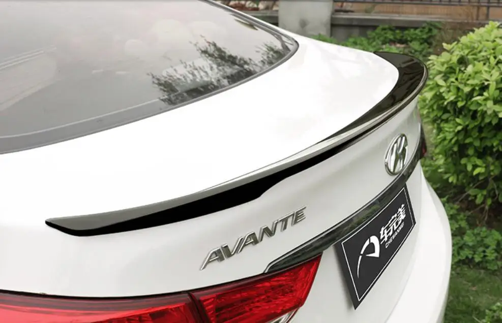 АБС-пластик краска для заднего крыла багажника губ спойлеров подходит Hyundai Elantra