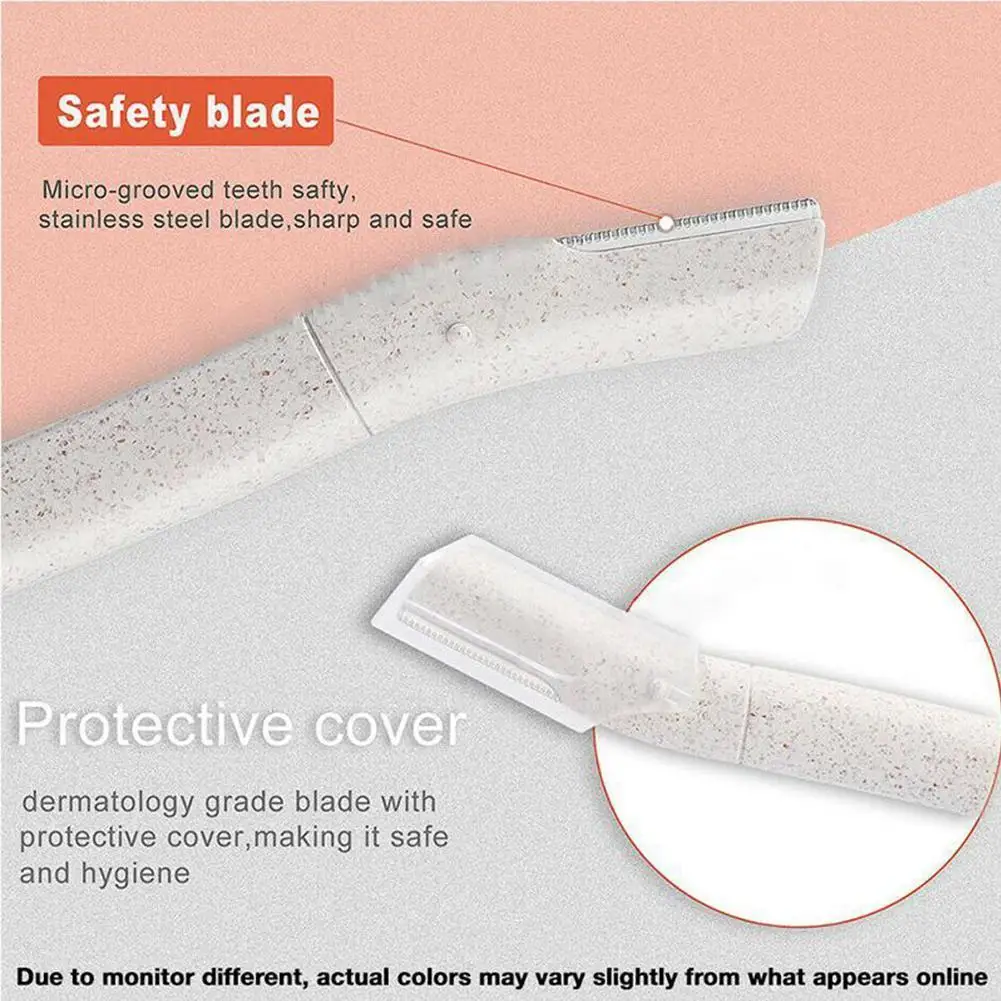 Нож для обрезки бровей многоцелевой инструмент макияжа изогнутый волос