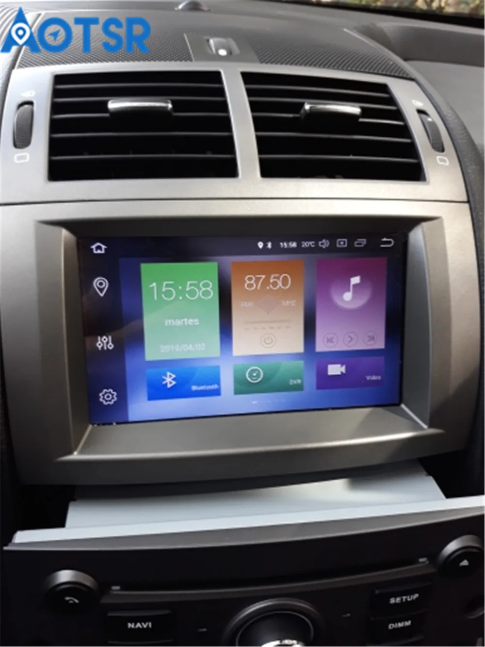Android 9,0 9,1 автомобильный dvd-плеер gps ГЛОНАСС навигация для peugeot 407 2004-2010 4 Гб ОЗУ 32 Гб ПЗУ Мультимедиа Радио стерео DSP