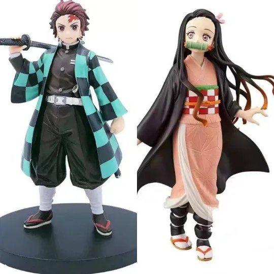 Demon Slayer Tanjirou Nezuko аниме Kimetsu no Yaiba фигурка косплей реквизит ПВХ Фигурки Модель игрушки куклы подарок