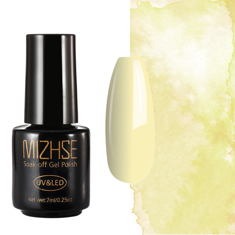 NC001 MIZHSE Гель-лак для ногтей масло Esmalte Permanente гель UV Y Led Gellak Фиолетовый Белый Черный чистый цветной Гель-лак для ногтей основа для ногтей - Цвет: NC001