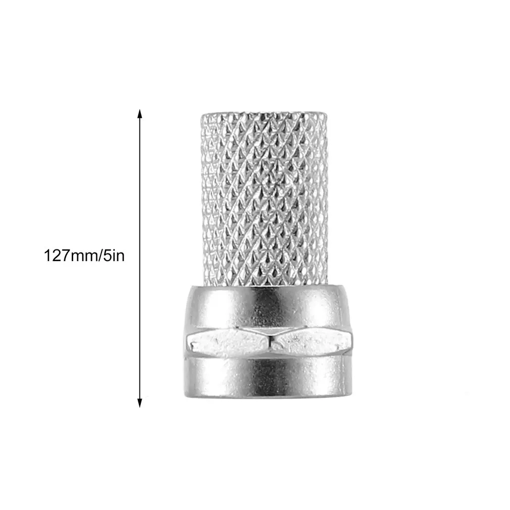 

100pcs/bag F Head Coaxial Cable Connector Great Reliability Accessories For Cable TV Satellite TV Family TV