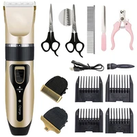 dog clipper pet dog hair clipper for dogs reachageable trimmer haircut cat hair cutting remover machine grooming kit