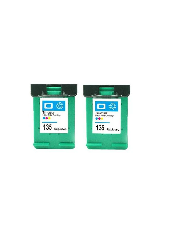 2X цветной картридж с чернилами совместимый hp135 C8766HE для 135 Deskjet 460 5743 5943 6543 6543d 6623 6843