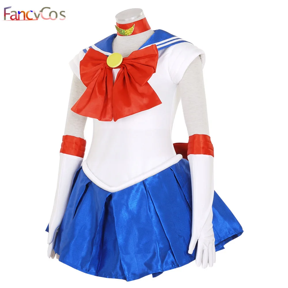 Платье принцессы из аниме Цукино Усаги школьная форма костюм для косплея