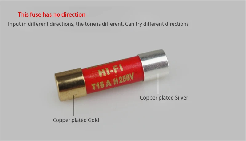 1 шт. Hi-Fi одной серебряного цвета с кристальной платформой плавкий нано-предохранитель CD аудио усилительная лампа плавкий предохранитель 0,5-10A 5*20 мм электронный компонент аудиотрубка