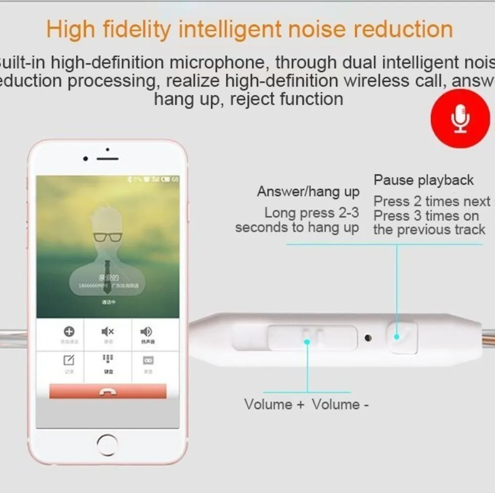 Наушники с микрофоном спортивные наушники басами проводная игровая гарнитура