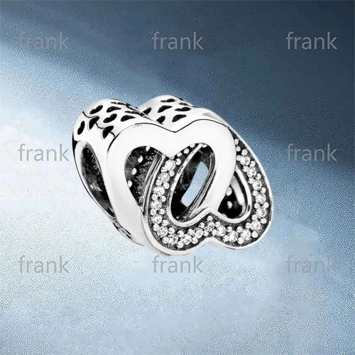 

791880CZ ENTWINED LOVE CHARM earrings for women