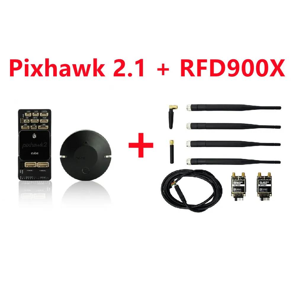 Hex Technology Pixhawk 2.1 Full Bundle Standard Carrier Board RFD900X Telemetry Combo