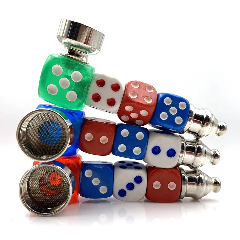 Кубик табачная трубка съемная металлическая курительная фильтр мельница
