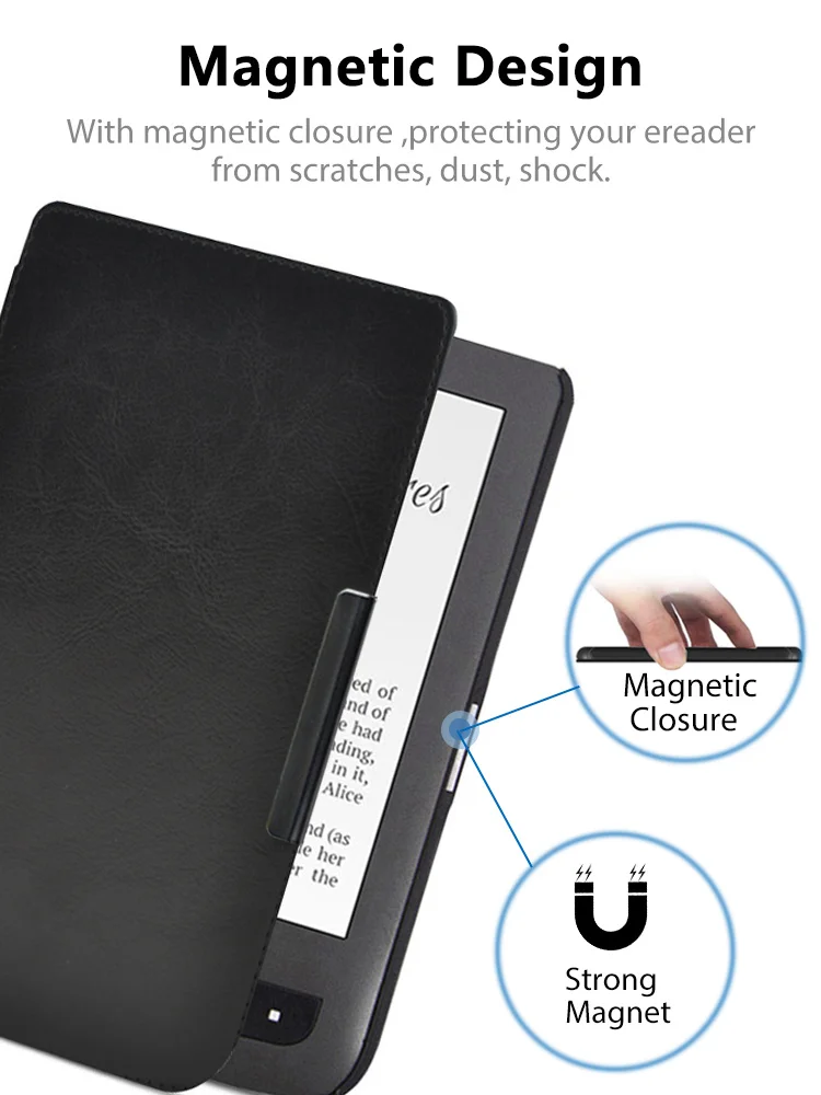 Funda чехол для карманной книги сенсорный экран 614/624/626/640 из искусственной кожи чехол для карманной книги 626 Базовая Lux Aqua читалка Капа бесплатный подарок