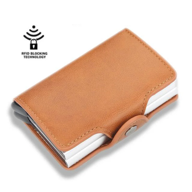 KUDIAN медведь кредитной держатель для карт антенна Блокировка Для мужчин Алюминий