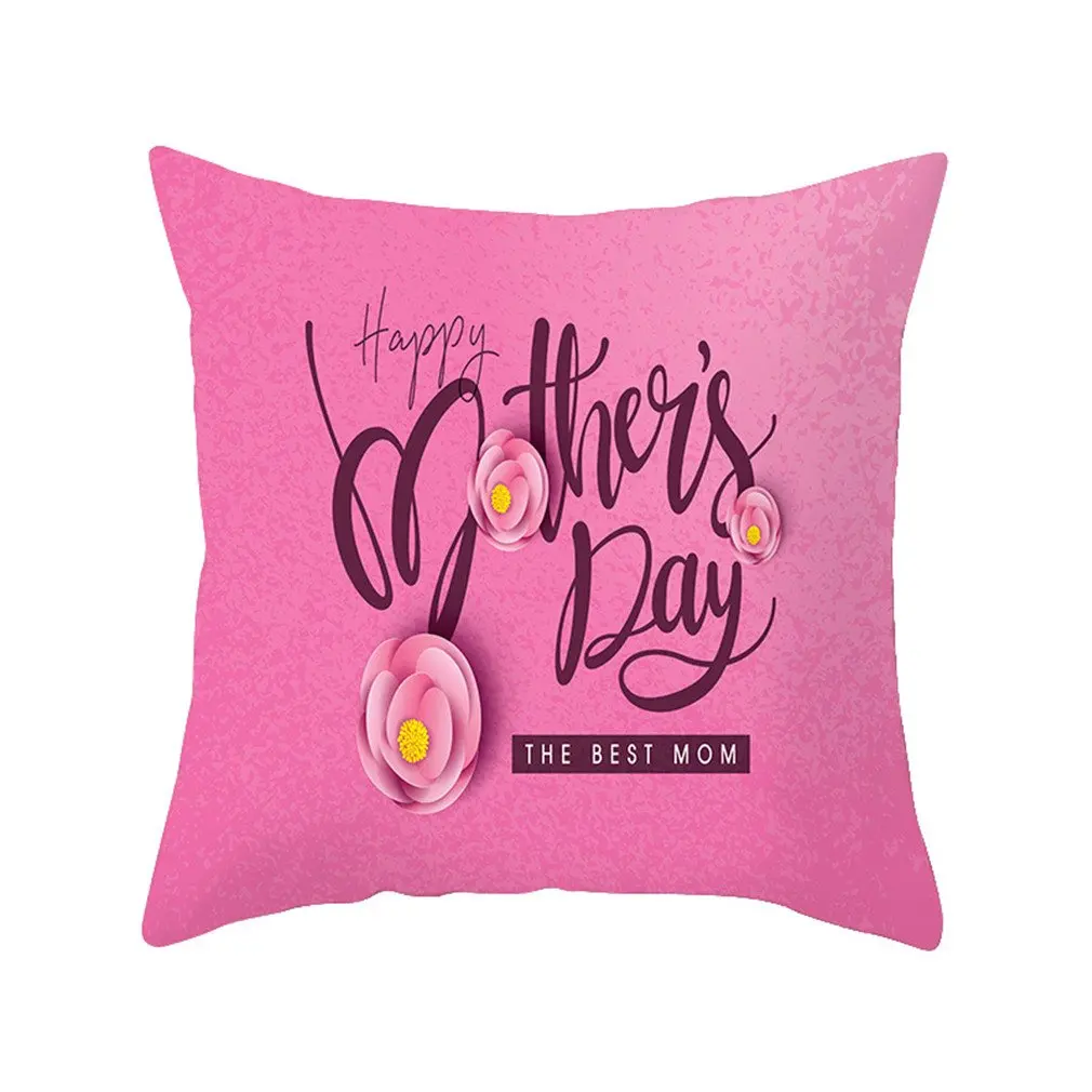 2021 New Mother's Day to send mother text love pillowcase polyester home sofa cushion cover office seat pillow covers | Мать и