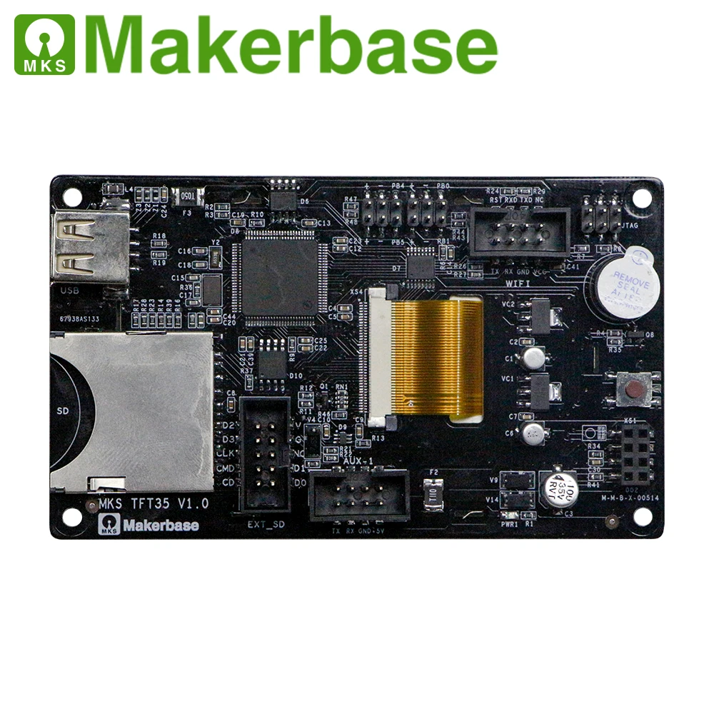 Части 3d принтера MKS TFT35 V1.0 умный контроллер 3," Поддержка сенсорного экрана Smoothieware Модернизированный TFT32 для MKS SBASE