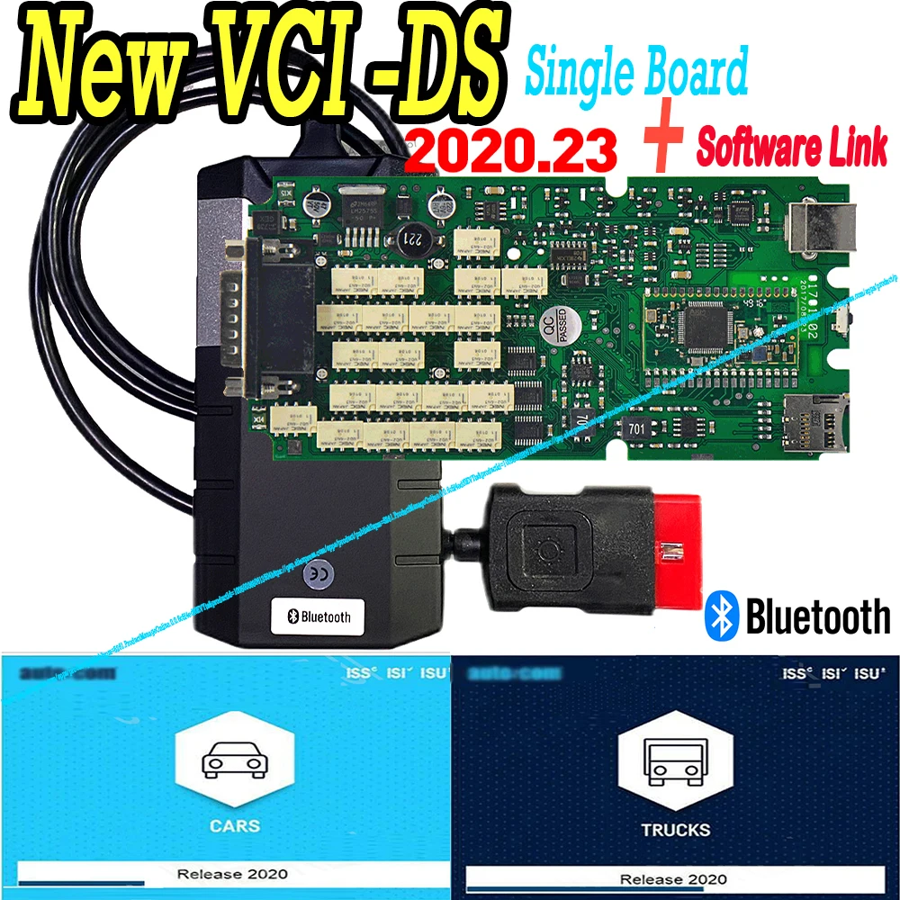 

Newest Release 2020.23 Single board bluetooth car auto professional diagnostic tool tools scanner for ds150e 2021 car and Truck