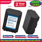 2800 мАч, NP-FZ100 NPFZ100 Батарея пакет для Sony A9 II  A7R Характеристическая вязкость полимераA7R IIIMelo III A7 IIIMelo III ILCE-9 ILCE9 ILCE-7RM3 ILCE-7M3 A6600 A9M2