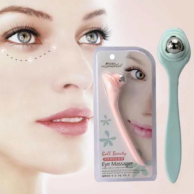 

Fashion 360 Degree Free Roller Ball Eye Massager Black Eye Ring Eye Bag Eyeball Beauty Eye Massager Remove Dark Circles