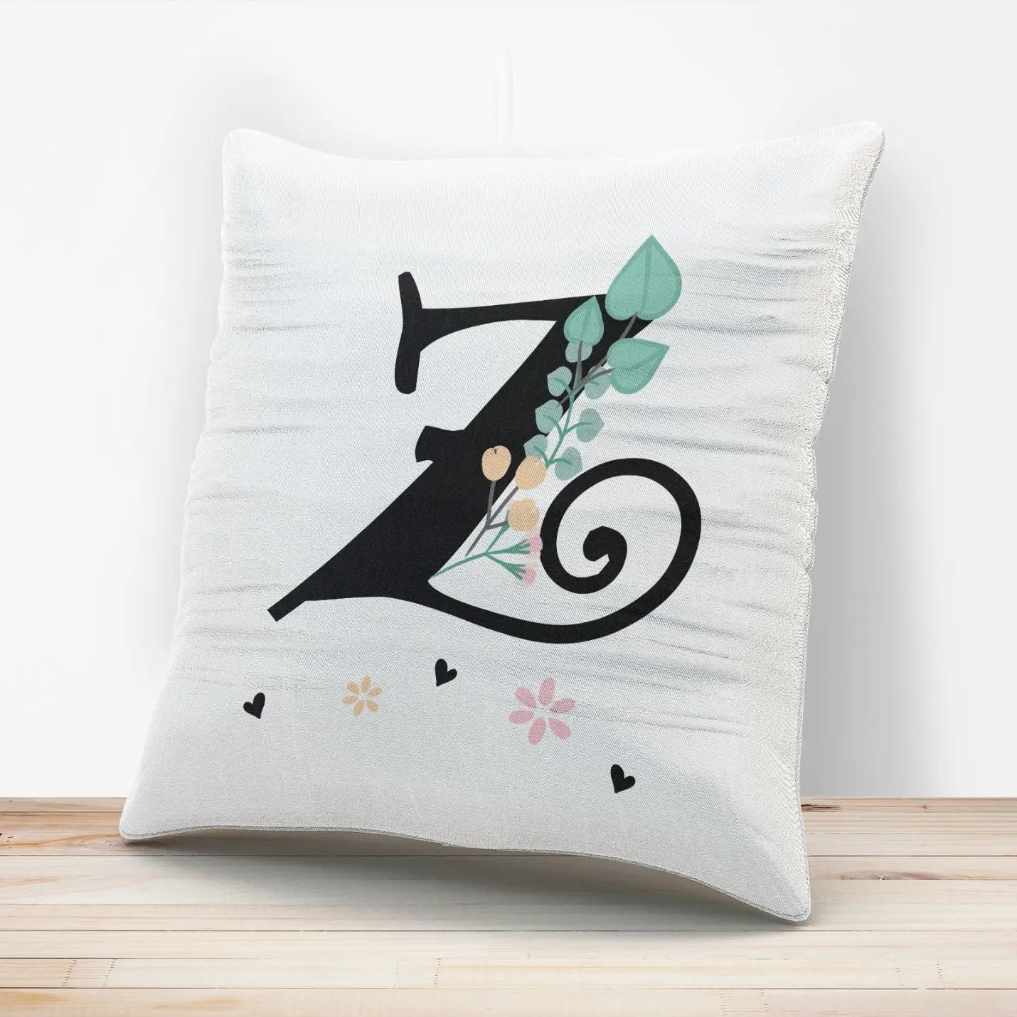 

Z Letter Design Pillow Case