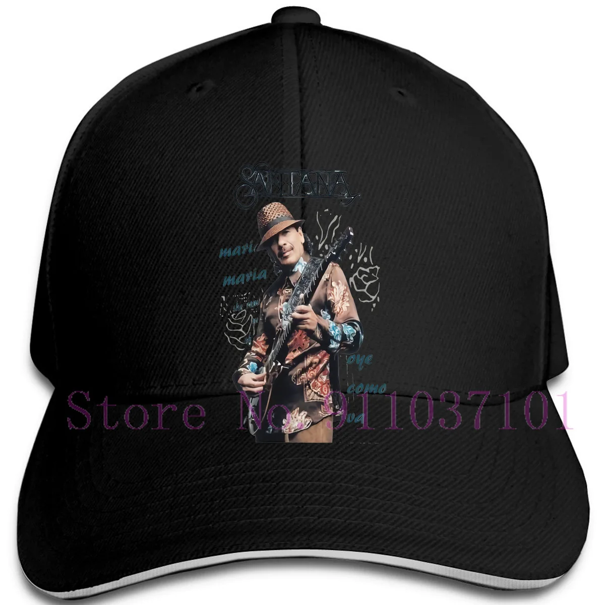 Бейсболка Мужская женская мужская с регулируемой застежкой для музыки Oye Карлоса