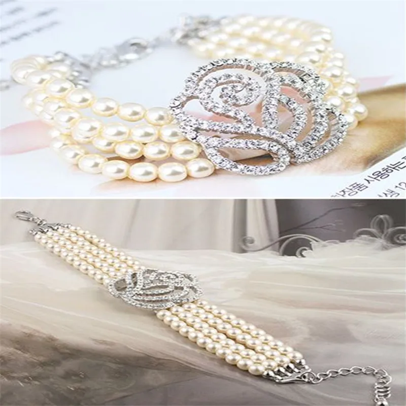 Маленькие животные Щенок ожерелье ошейник для собак жемчуг с блестящими в форме