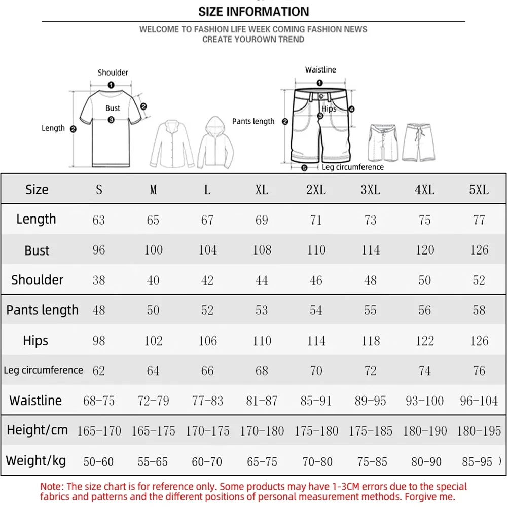 

Men's sportswear, street fashion, hip hop print casual T-shirt, shorts, men's and women's outdoor sports series set s-6xl