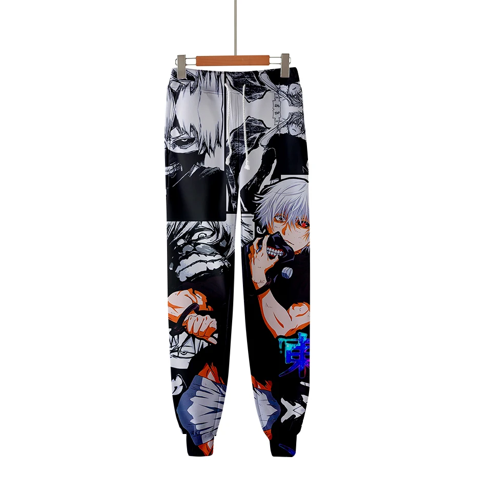 

2 to 14 years old Kids Pants Manga Tokyo Ghoul 3D Printed Trousers Jogger Pants Women Men Hip Hop Thread closing Long Sweatpants