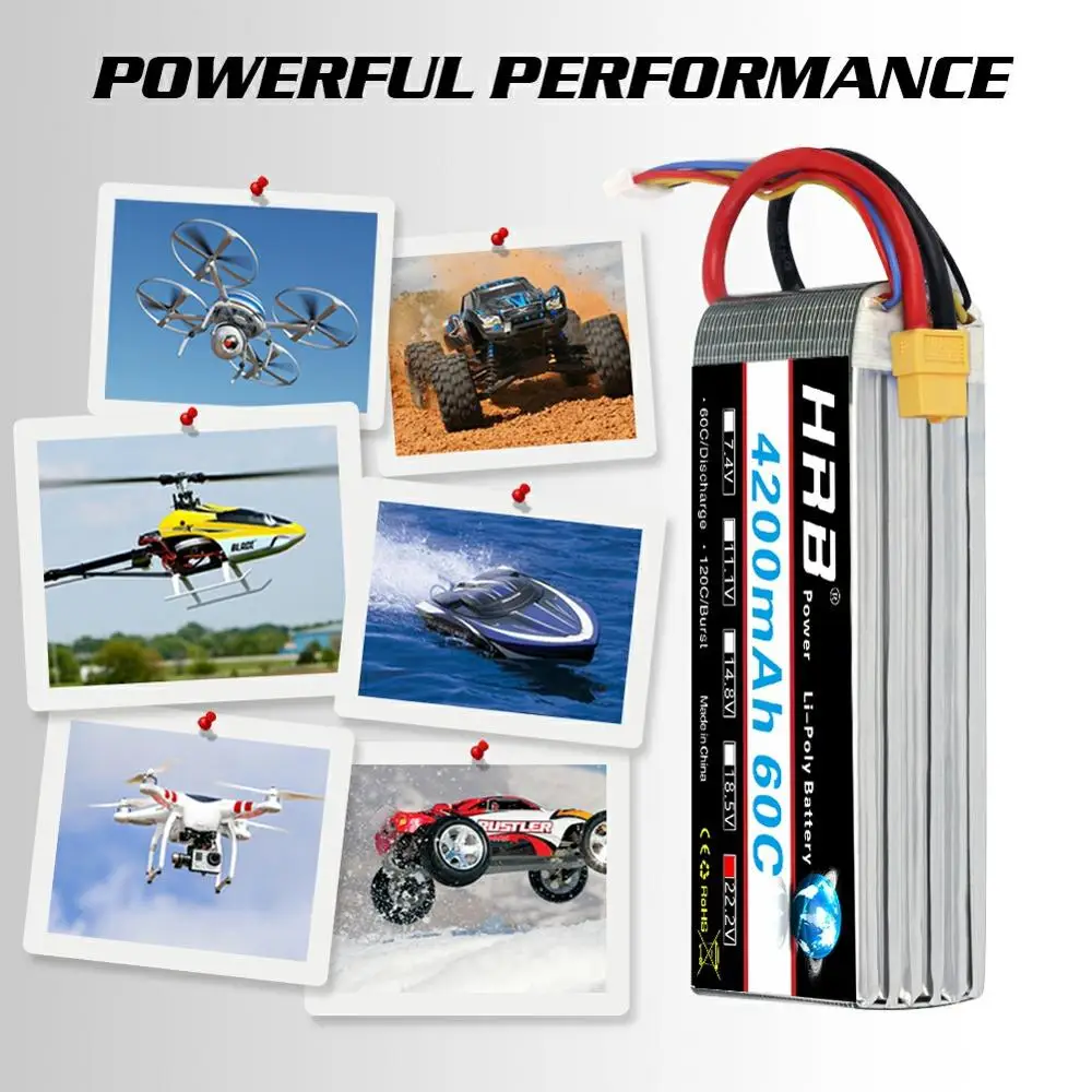 hrb 2s 3s 4s литий полимерный аккумул