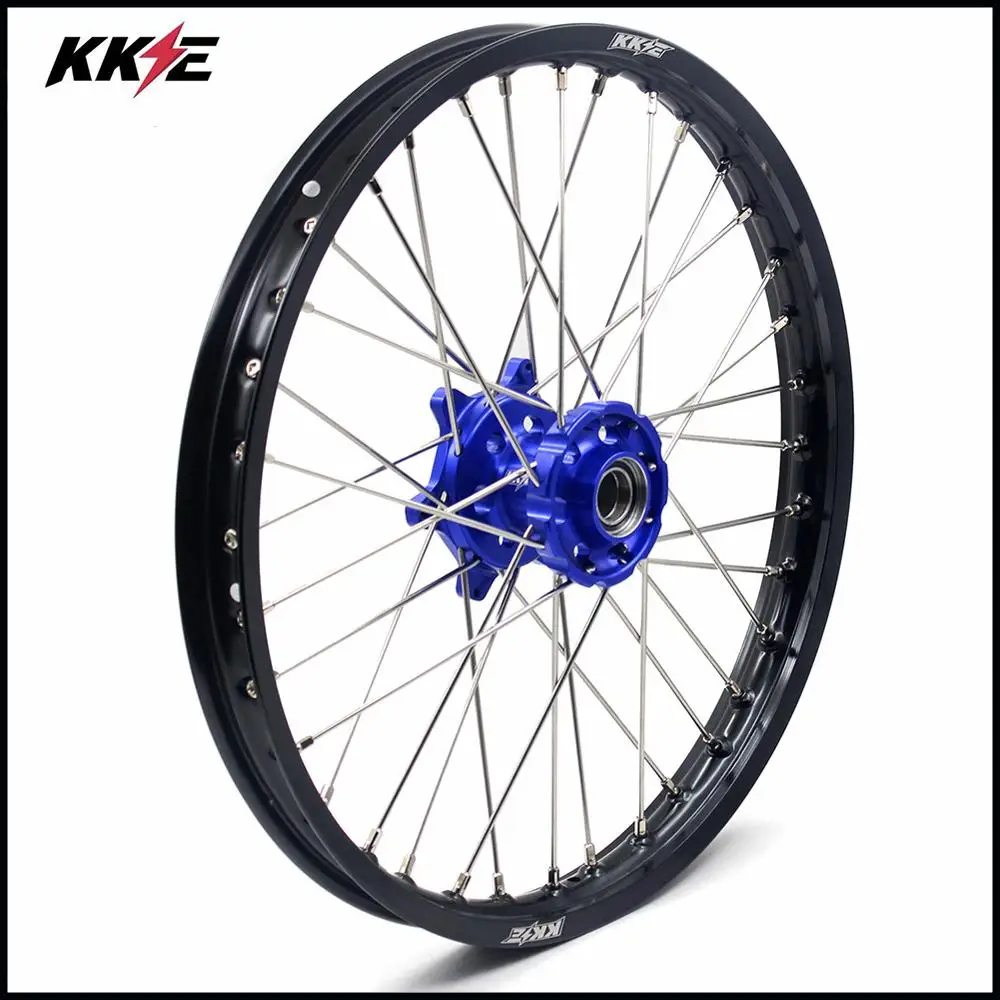 Колесные диски KKE 21 & 18 Enduro для HK TE TC FE FC 125 250 350 450 2014 2021 синяя втулка|motorcycle wheel|wheel for