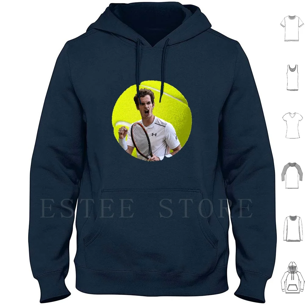 Энди Мюррей, Толстовки для теннисных мячей с длинным рукавом, Энди Мюррей, теннисные мячи, Великобритания, Шотландия, вимблдон