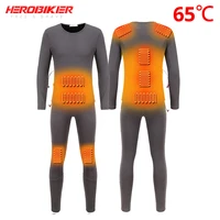 new men heated motorcycle electric usb heating jacket suit heating thermal underwear set heated shirt top clothes s 4xl 3 colour