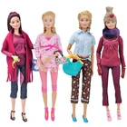 1 Набор аксессуаров для кукол, модная одежда ручной работы, повседневная одежда с сумкой для 16, одежда Барби, косплей, мамина, детская одевающаяся игрушка