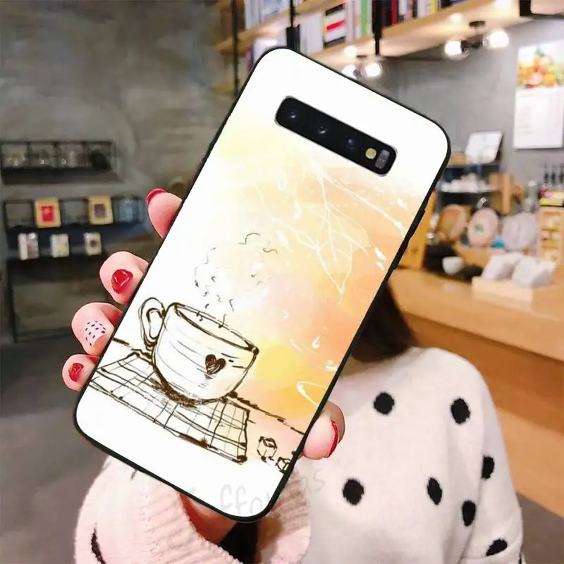 

Be Awesome Today But First Coffee Phone Cases For Samsung A50 A51 A71 A20E A20S S10 S20 S21 S30 Plus ultra 5G M11 funda shell