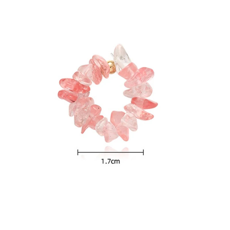 

2021 New Colourful Transparent Resin Acrylic Irregular Beaded Geometric Round Rings for Women Jewelry Travel Gifts Vintage Ring