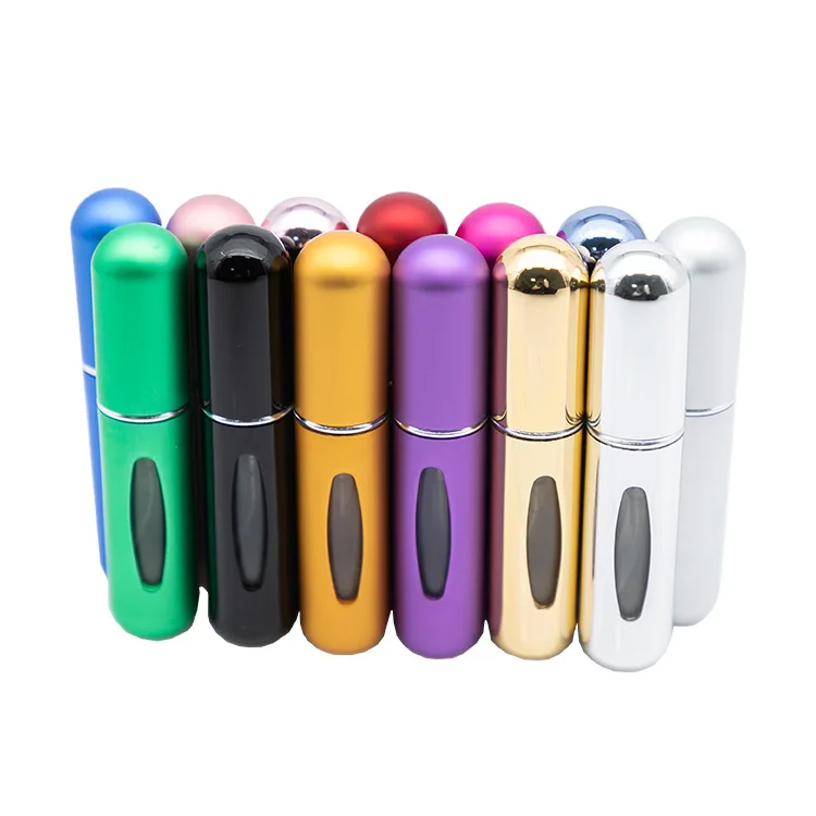 10/20/30/50pcs 5ml Mini Portable Refillable Perfume Bottle Refill Spray Bottle Cosmetic Container Atomizer Bottle For Travel