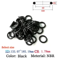1 78mm fluoro rubber o ring 10pcs washer seal plastic gasket silicone ring film oil and water seals gasket nbr material ring