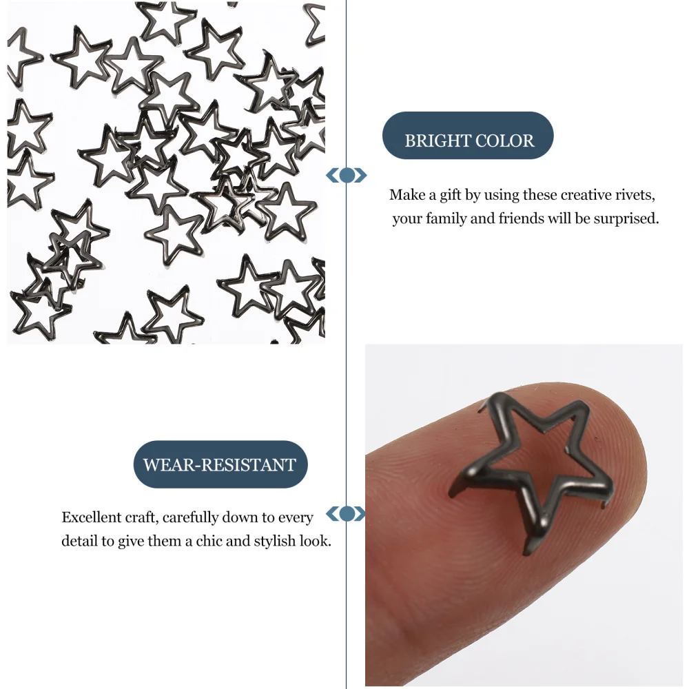 

50pcs DIY Luggage Leather Rivets Accessories Studs Rivets Garment Decor Rivets
