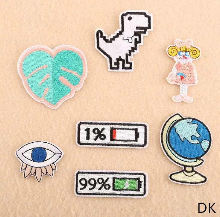 

New Arrival little cartoon Embroidered patch iron on Motif Applique garment hat bag shoe repair decor patches DIY accessories