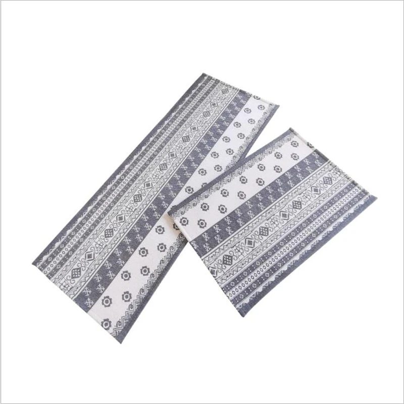 Кухонный напольный коврик европейский геометрический узор рождественские