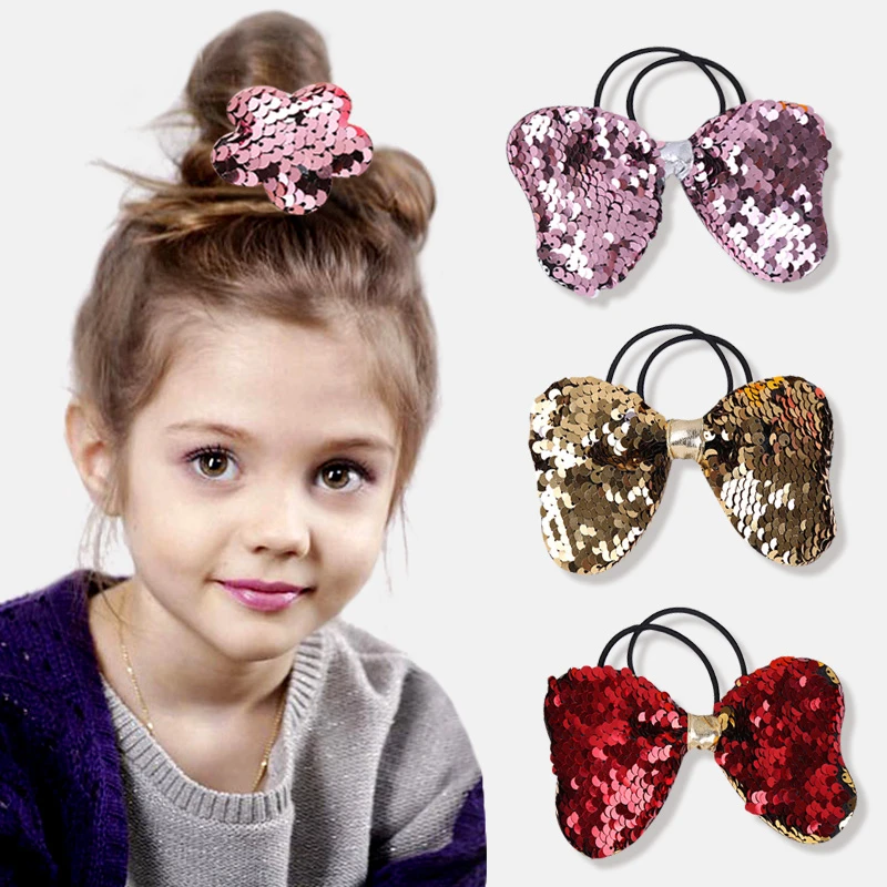 1 шт. Детская повязка для волос с бантом популярная эластичная многослойная