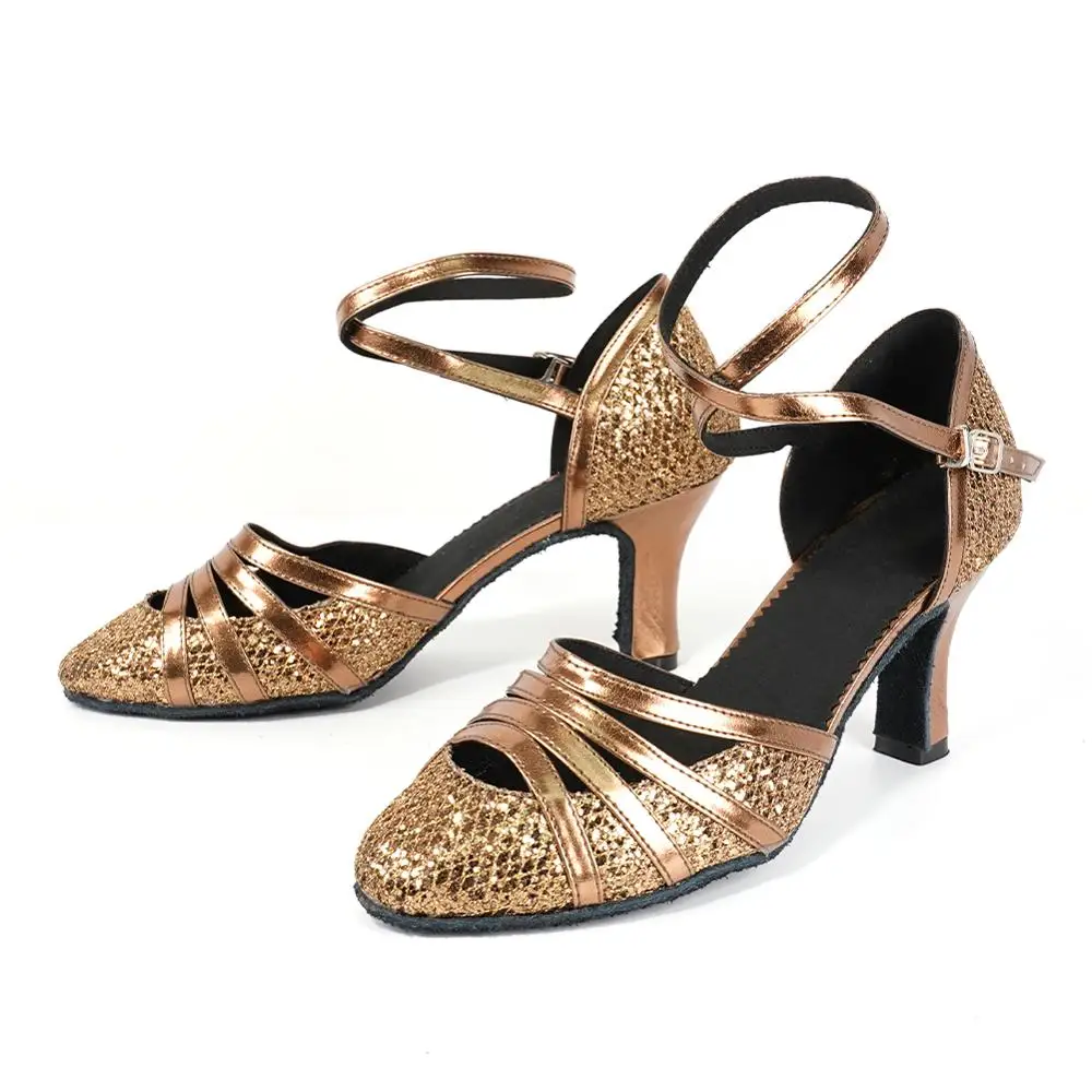 Туфли женские для латиноамериканских танцев Каблук 5 см|Обувь танцев| |