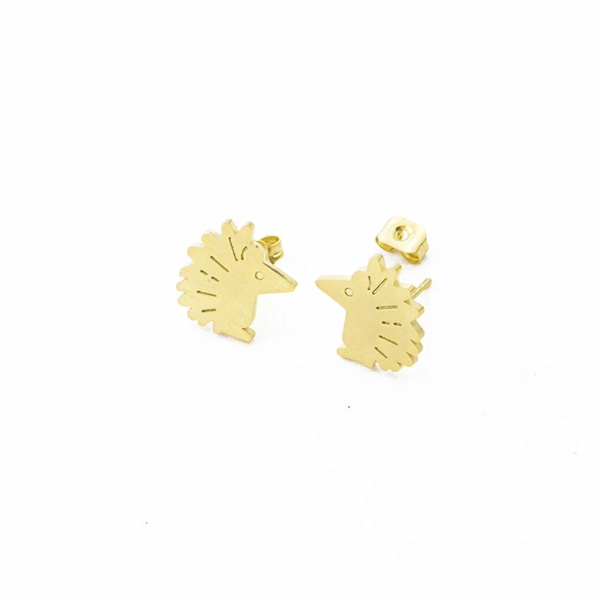 Серьги-гвоздики из нержавеющей стали для женщин и девушек ювелирные изделия с