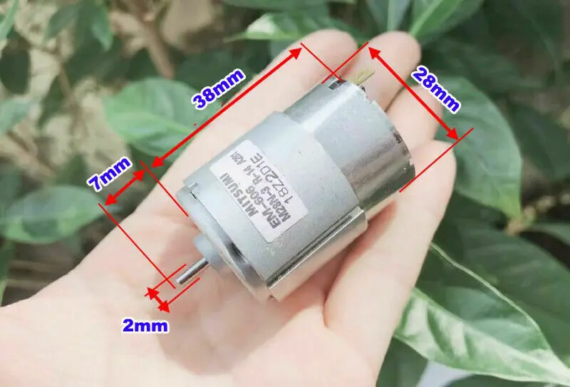 MITSUMI M28N 3 R 14 RS 385 Mute двигатель с источником питания от постоянного тока 6V 9 В 12 24 12000