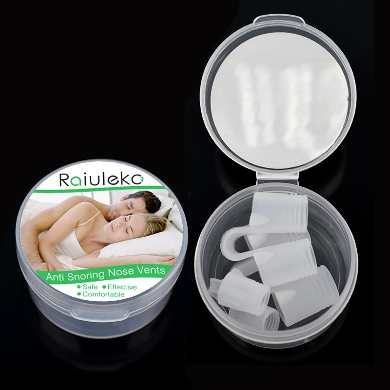 Мини силиконовый Анти Храп апноэ назальный расширитель стоп храп зажимы для носа