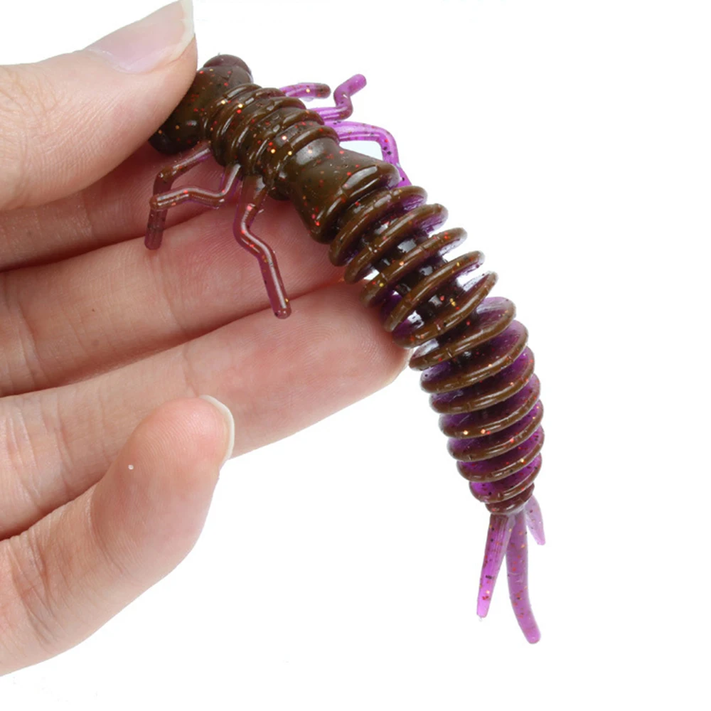 10 шт. личинка мягкие приманки 55 мм 75 100 Искусственные рыболовные червячной